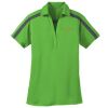 Ladies Silk Touch™ Performance Colorblock Stripe Polo Thumbnail